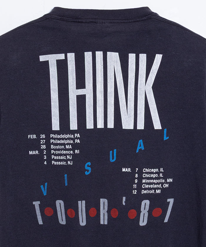 1980's SPRING FORD TEE THE KINKS THINK VISUAL TOUR 1987 / 1987年 キンクス シンクヴィジュアルツアーTシャツ バンドT 古着 ヴィンテージ 通販 オンラインショップ 神奈川 鎌倉