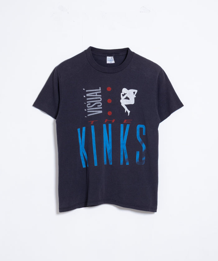 1980's SPRING FORD TEE THE KINKS THINK VISUAL TOUR 1987 / 1987年 キンクス シンクヴィジュアルツアーTシャツ バンドT 古着 ヴィンテージ 通販 オンラインショップ 神奈川 鎌倉