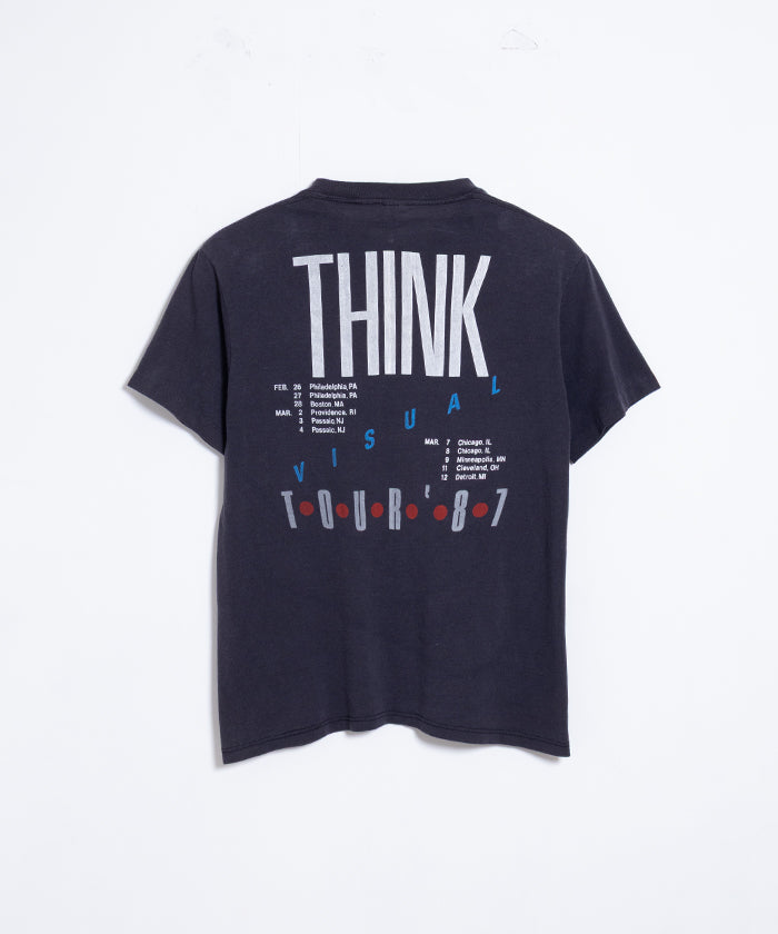 1980's SPRING FORD TEE THE KINKS THINK VISUAL TOUR 1987 / 1987年 キンクス シンクヴィジュアルツアーTシャツ バンドT 古着 ヴィンテージ 通販 オンラインショップ 神奈川 鎌倉