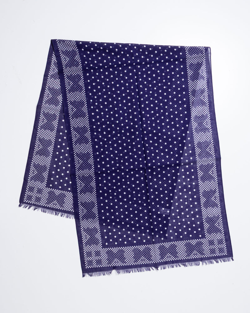 【Needles】STOLE COTTON GAUZE - EGGPLANT | ニードルズ ストール コットン ガーゼ ネイビー 2026aw 2026秋冬 正規取扱店 神奈川 鎌倉 アルザック鎌倉 オンラインショップ 通販