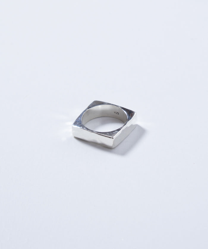 TAXCO SILVER FLAT BUMPY RING