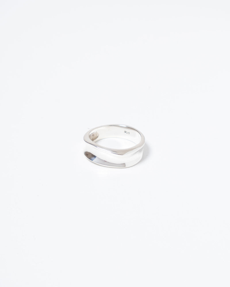 TAXCO SILVER FLAT TWISTED RING