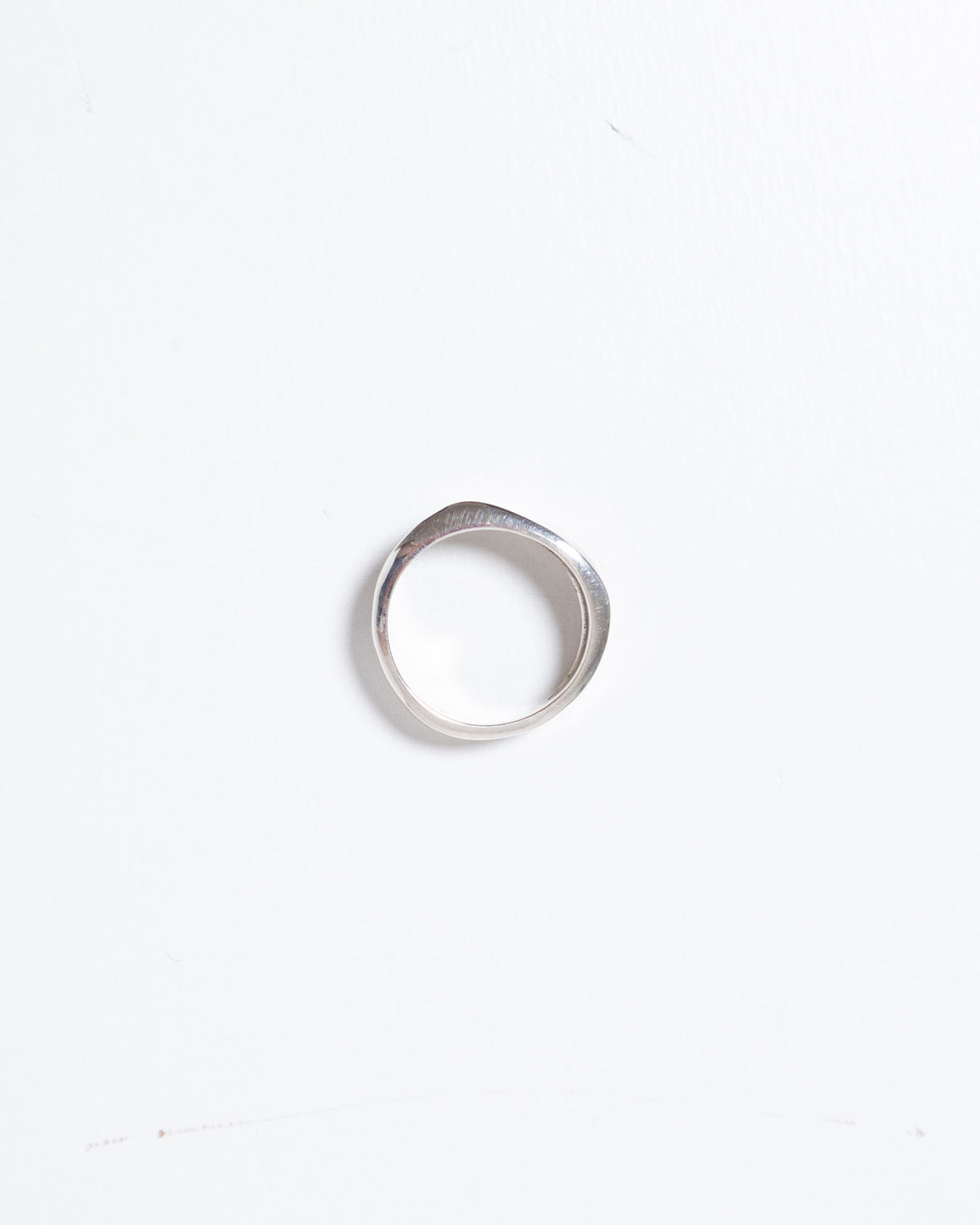 TAXCO SILVER FLAT TWISTED RING