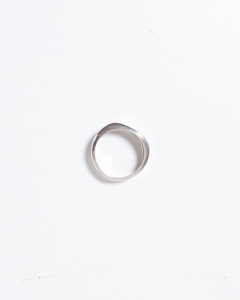 TAXCO SILVER FLAT TWISTED RING