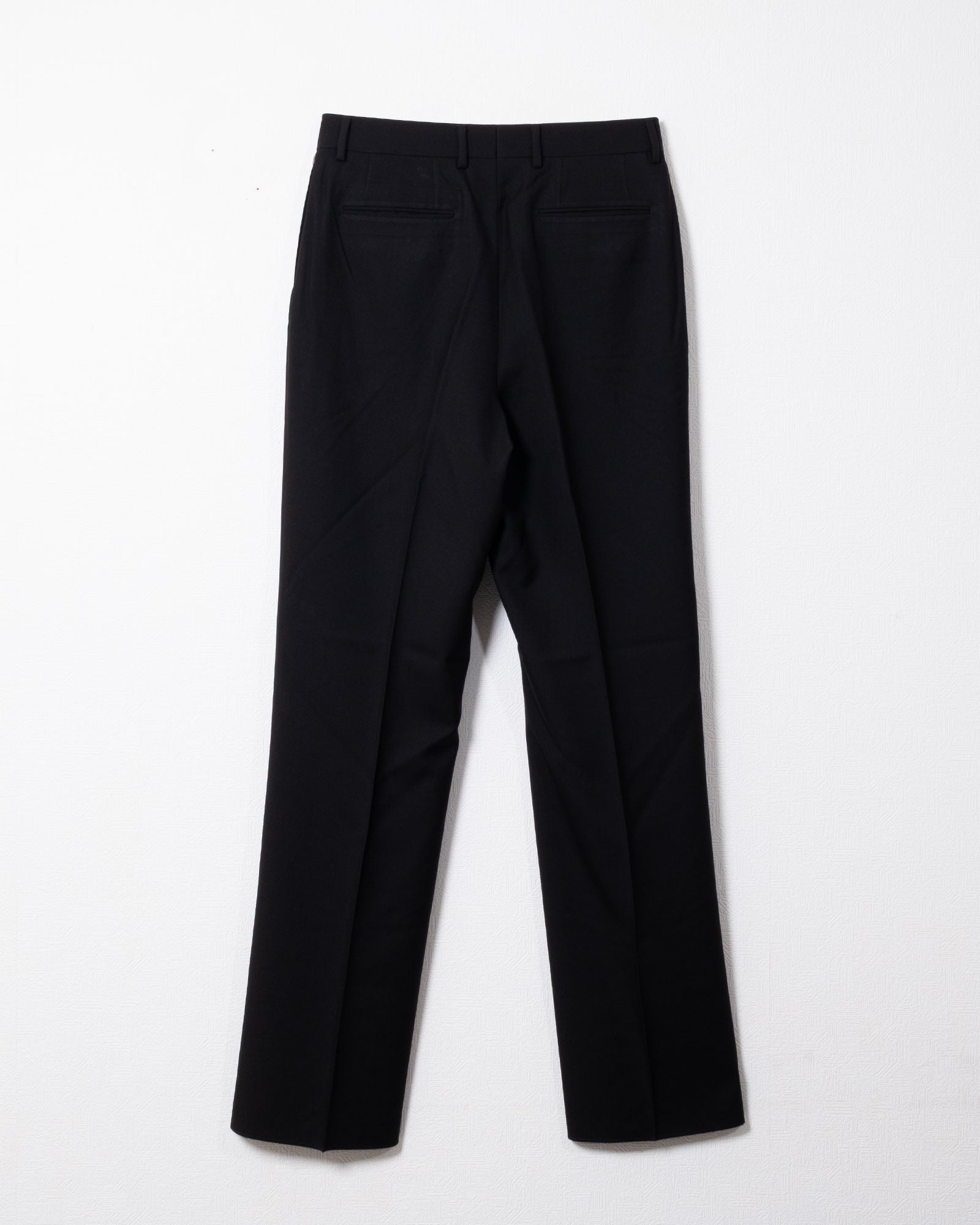 NEAT THE GABARDINE WIDE BLACK 着用バック