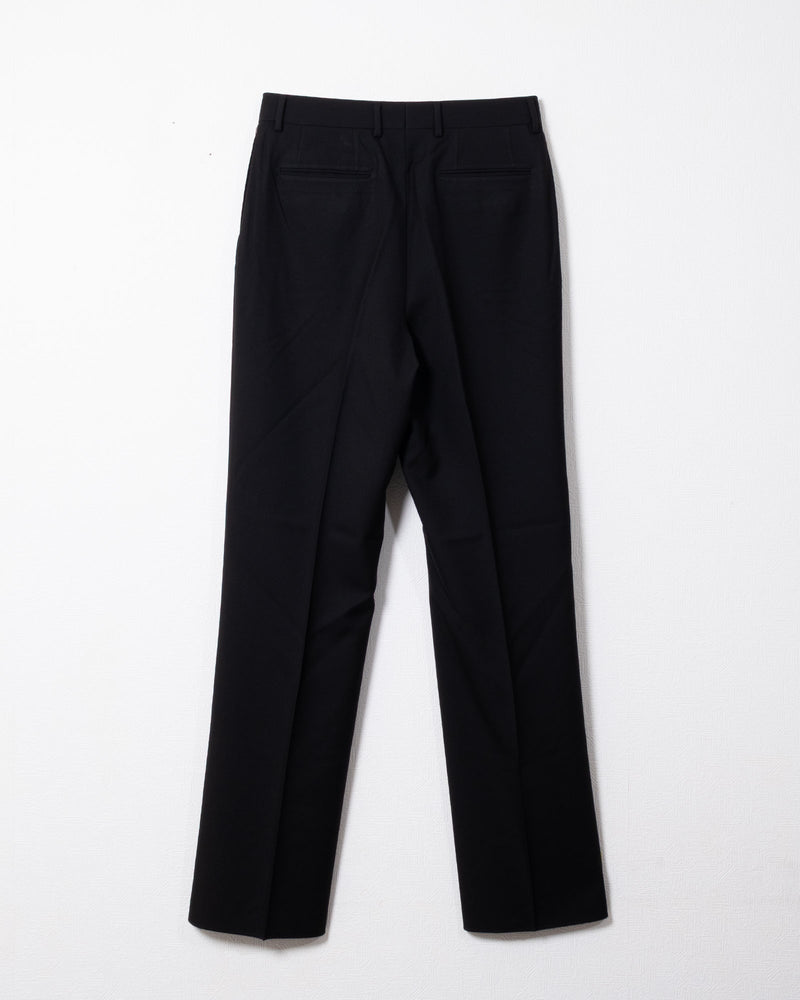 NEAT THE GABARDINE WIDE BLACK バックスタイル全体