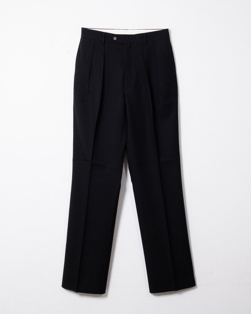 NEAT THE GABARDINE WIDE BLACK フロント全体