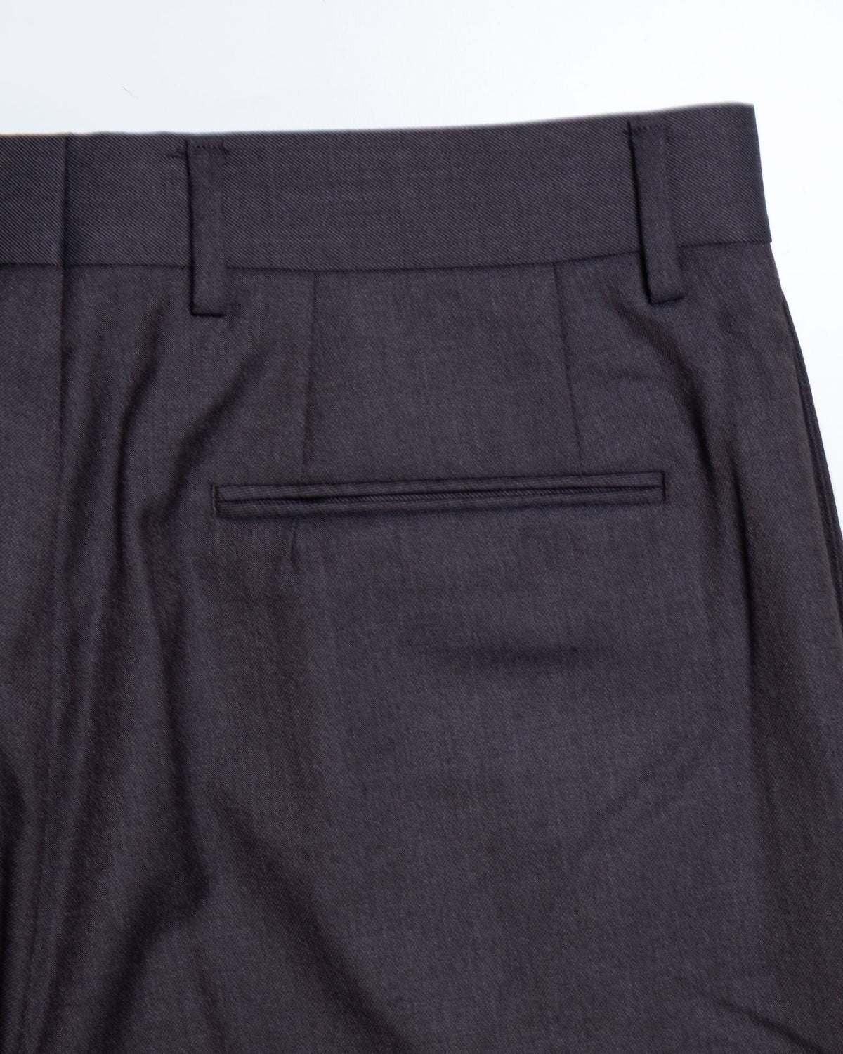 NEAT THE GABARDINE WIDE BROWN バックポケットアップ