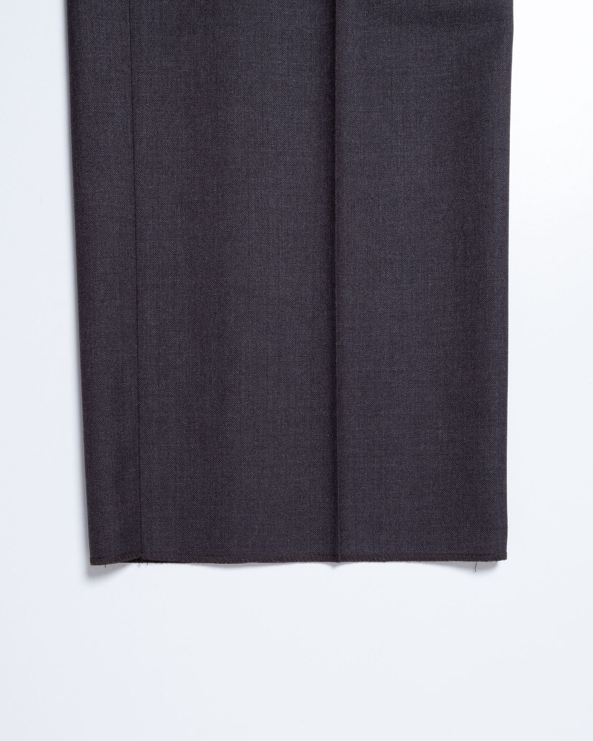 NEAT THE GABARDINE WIDE BROWN 裾・シルエットアップ