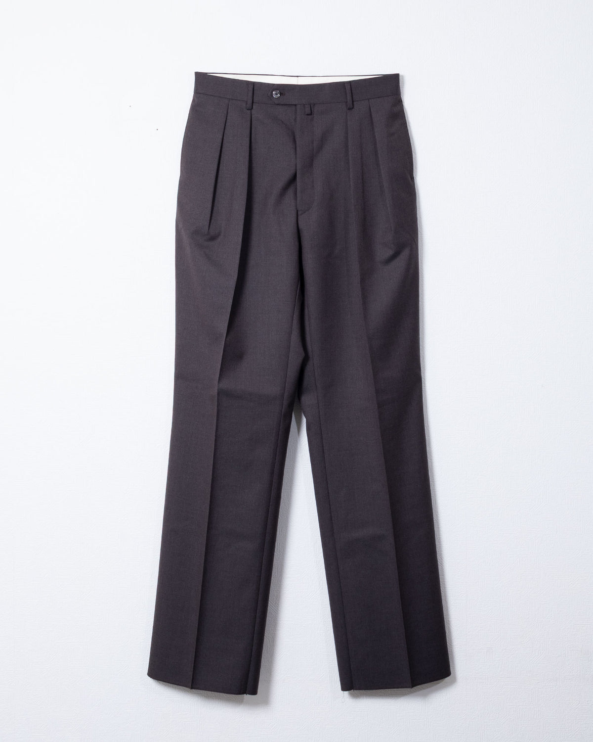 NEAT THE GABARDINE WIDE BROWN フロント全体