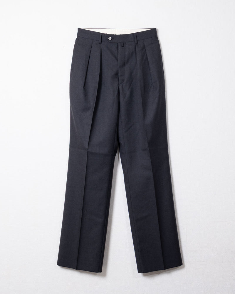 NEAT THE GABARDINE WIDE GRAY フロント全体