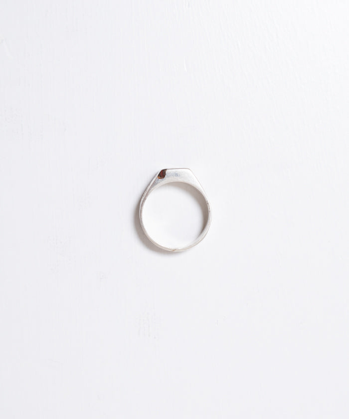 TOUAREG SILVER RING EBONY WOOD - 1
