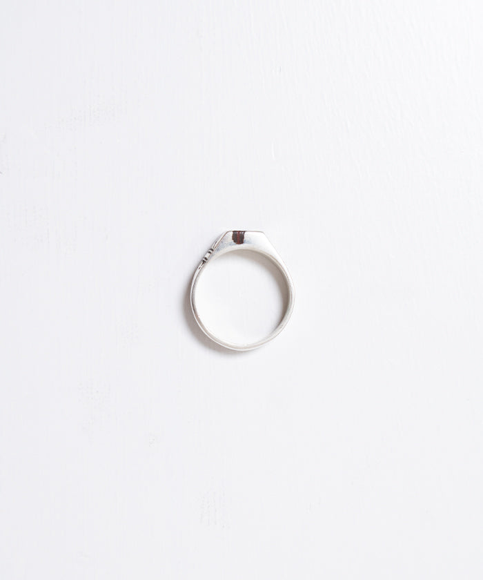 TOUAREG SILVER RING EBONY WOOD - 2