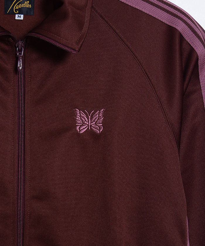 【Needles】TRACK JACKET POLY SMOOTH - BROWN / ニードルズ トラックジャケット ポリスムース ジャージ ブラウン 2025AW 2025秋冬 正規取扱店 神奈川 鎌倉 オンラインショップ 通販