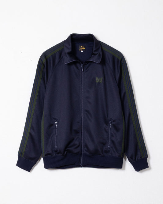 TRACK JACKET POLY SMOOTH - NAVY