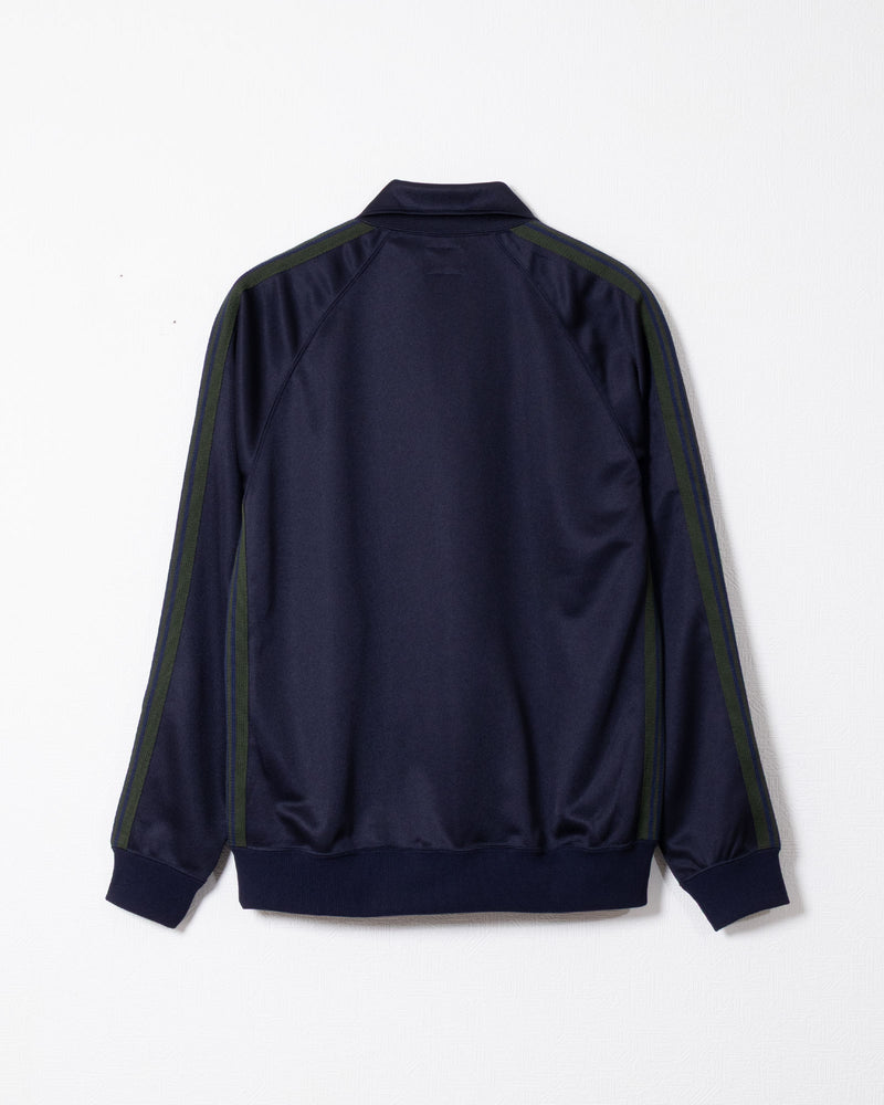 TRACK JACKET POLY SMOOTH - NAVY