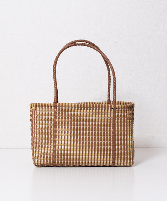 TSUKIJI TOTES - BEIGE CHECK