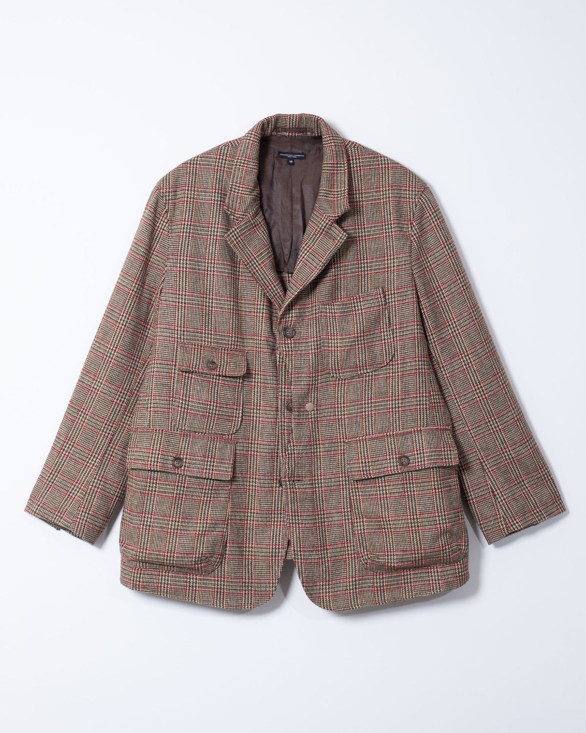 ENGINEERED GARMENTS - UPLAND JACKET グレンチェック 全体像（正面）