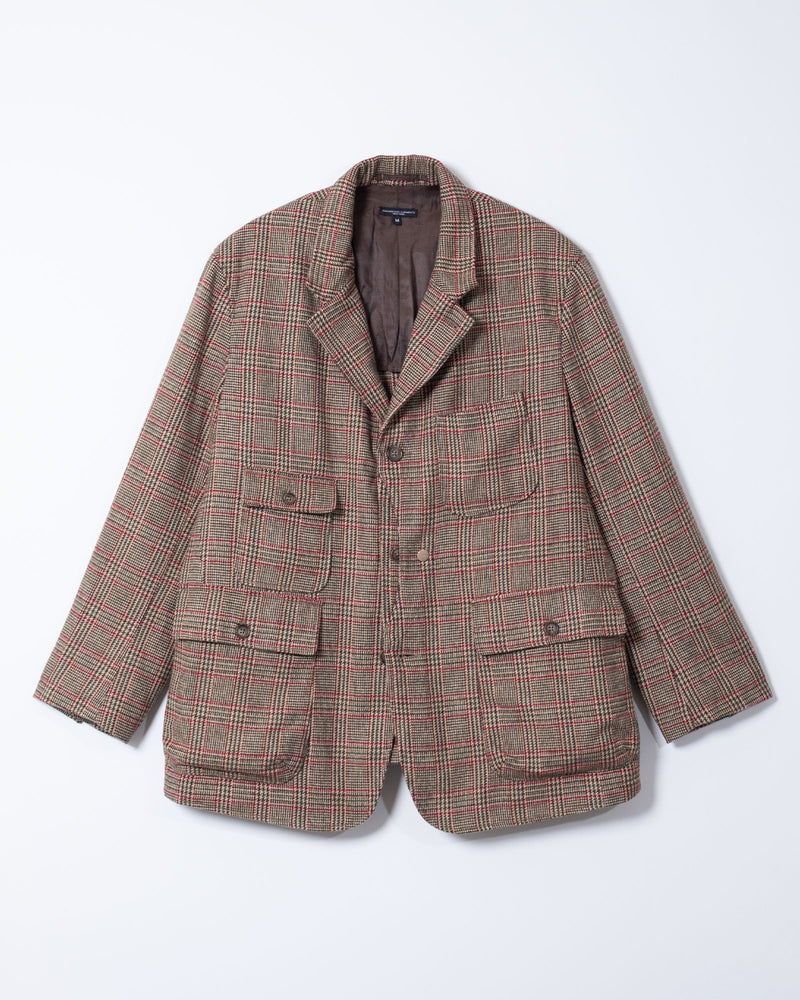ENGINEERED GARMENTS - UPLAND JACKET グレンチェック 全体像（正面）