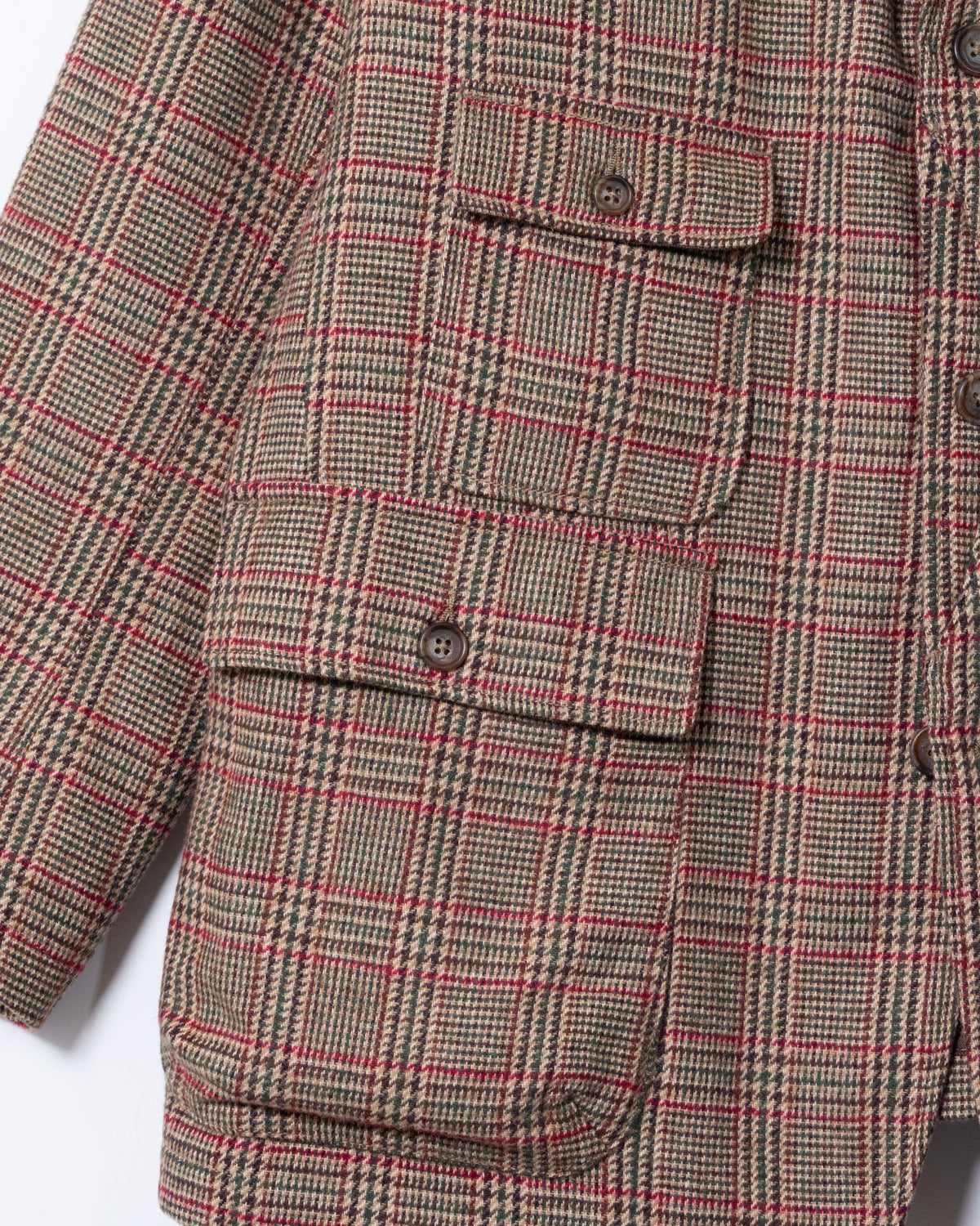 ENGINEERED GARMENTS - UPLAND JACKET グレンチェック フロントポケット拡大