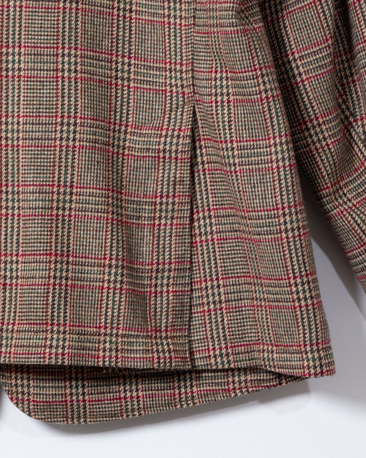 ENGINEERED GARMENTS UPLAND JACKET - TAN / RED WOOL POLY GLEN PLAID 2026FW アップランドジャケット