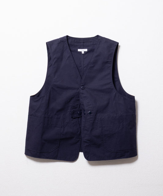 UPLAND VEST - DK.NAVY COTTON RIPSTOP