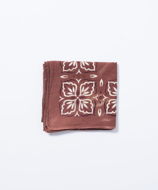 1960’s USA BANDANA RN14193 CLOVER - BROWN