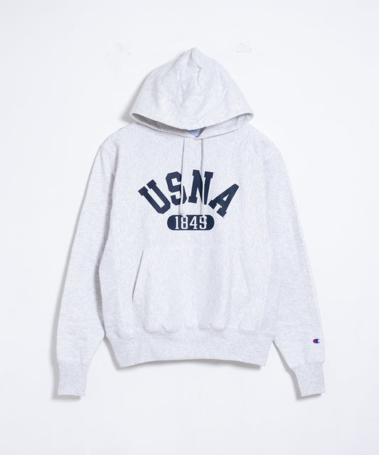 【CHAMPION USA】USNA 1845 CHAMPION REVERSE WEAVE HOODIE / アメリカ海軍兵学校 チャンピオンリバースウィーブ フーディー パーカー USA企画 正規取扱店 販売店 神奈川 鎌倉 オンラインショップ 通販
