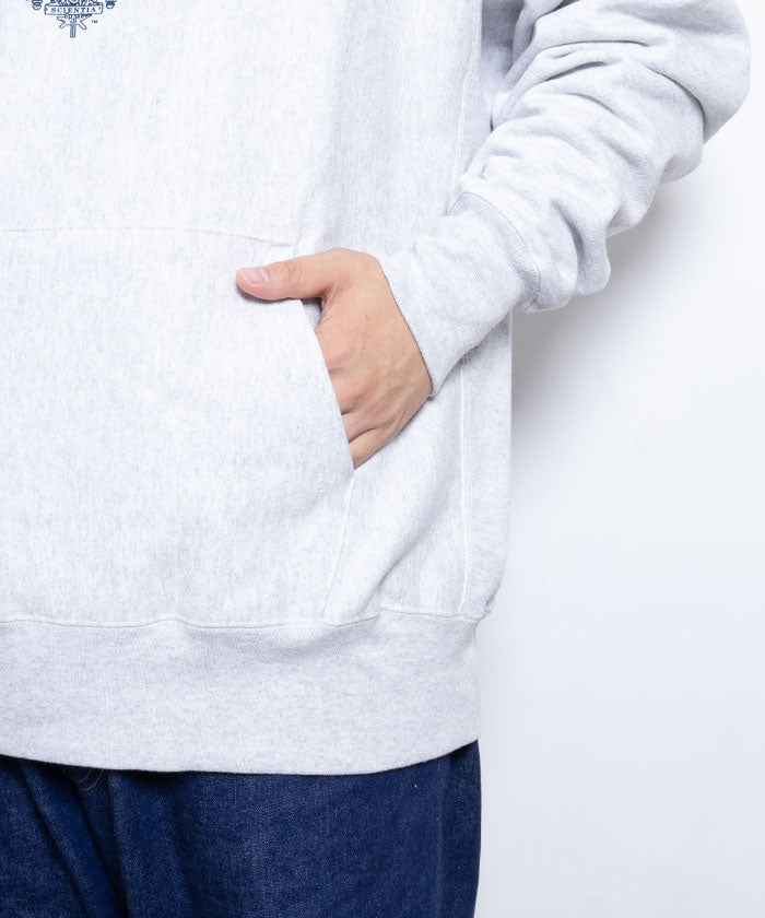 USNA ISSUE CHAMPION REVERSE WEAVE HOODIE - ASH GREY / アメリカ海軍兵学校 チャンピオンリバースウィーブ フーディー USA企画 通販