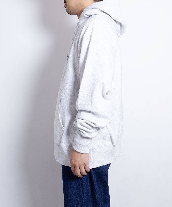 USNA ISSUE CHAMPION REVERSE WEAVE HOODIE - ASH GREY / アメリカ海軍兵学校 チャンピオンリバースウィーブ フーディー USA企画 新品 通販