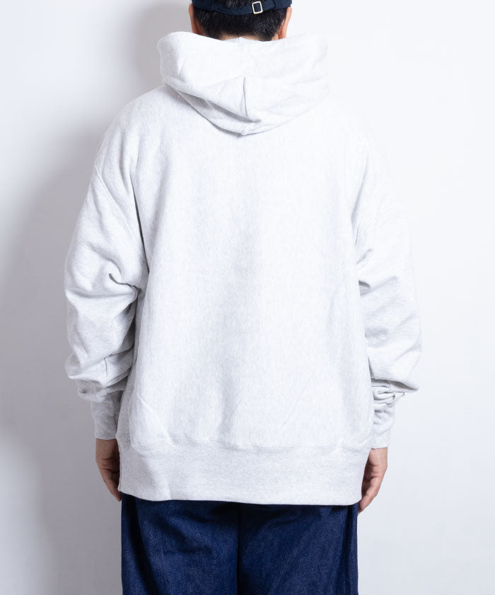 USNA ISSUE CHAMPION REVERSE WEAVE HOODIE - ASH GREY / アメリカ海軍兵学校 チャンピオンリバースウィーブ フーディー USA企画 新品 通販