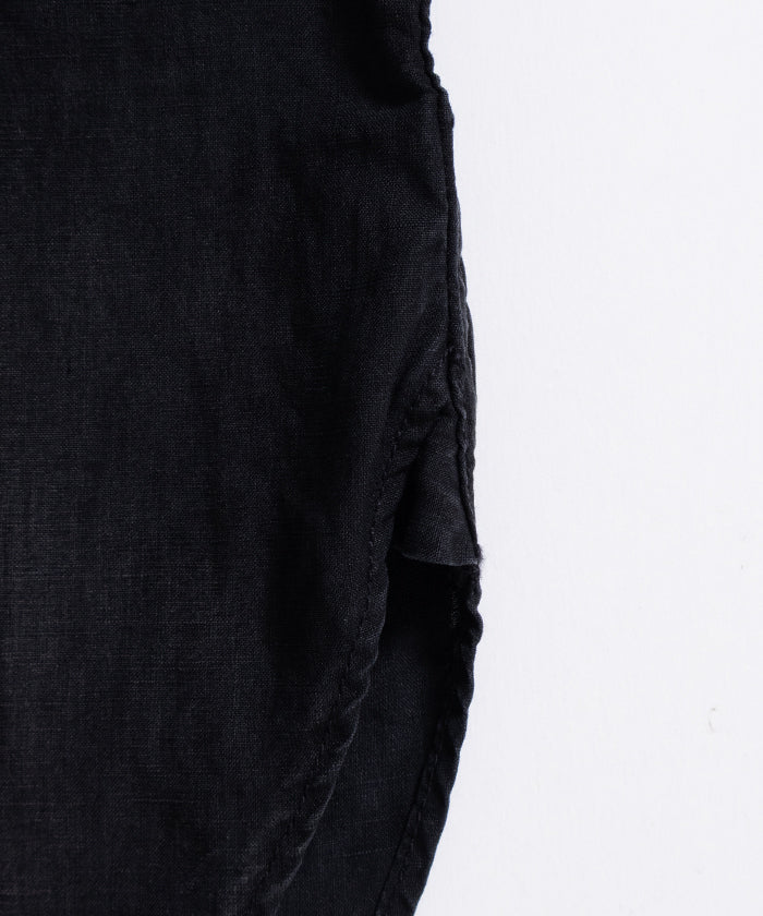 【HERILL】U.S.N LINEN SHIRT - BLACK / ヘリル U.S.N リネンシャツ ブラック 2026ss 2026春夏 ‐ アルザック鎌倉 正規取扱店 神奈川 鎌倉 オンラインショップ 通販