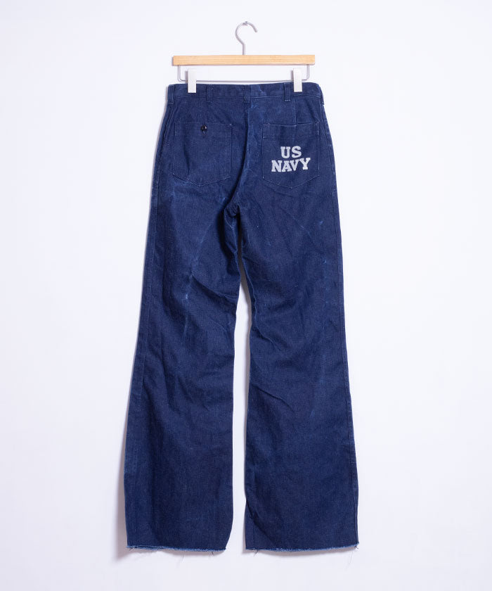 1990’s US NAVY UTILITY TROUSERS DENIM TYPEⅡ / 1993年製 アメリカ海軍 フレアデニムパンツ 軍モノ