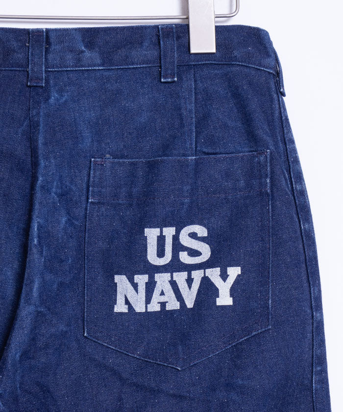 1990’s US NAVY UTILITY TROUSERS DENIM TYPEⅡ / 1993年製 アメリカ海軍 フレアデニムパンツ 軍モノ