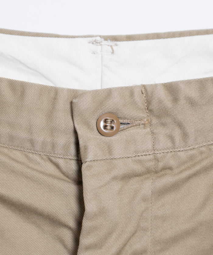 1960's US ARMY COTTON CHINO TROUSERS / アメリカ軍 コットン チノ トラウザーズ 34サイズ ヴィンテージ ビンテージ 古着 軍モノ 実物 通販 オンラインショップ 神奈川　鎌倉