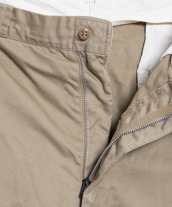 1960's US ARMY COTTON CHINO TROUSERS / アメリカ軍 コットン チノ トラウザーズ 34サイズ ヴィンテージ ビンテージ 古着 軍モノ 実物 通販 オンラインショップ 神奈川　鎌倉