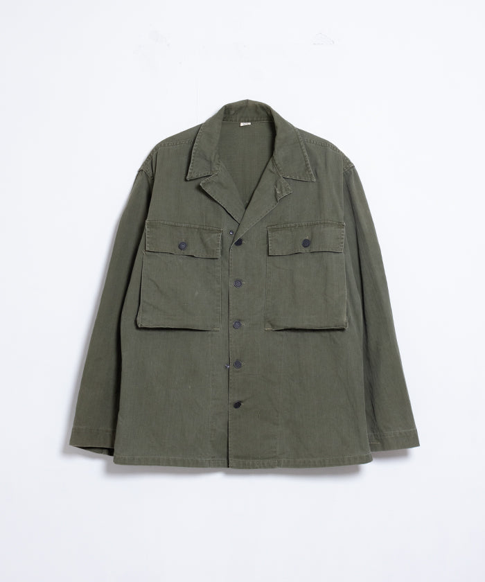 1940's US ARMY M43 HBT JACKET 13 STAR BUTTON / アメリカ軍 M43 ヘリンボーン ジャケット 13スターボタン ヴィンテージ ビンテージ 古着 アメリカ古着 軍モノ 実物 通販 オンラインショップ ミリタリージャケット 神奈川　鎌倉 