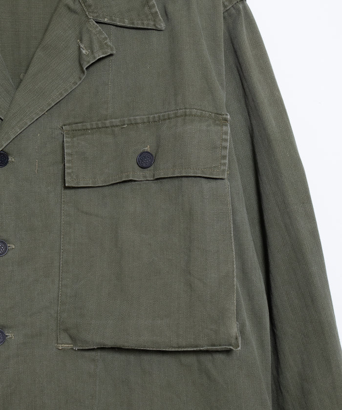 1940's US ARMY M43 HBT JACKET 13 STAR BUTTON / アメリカ軍 M43 ヘリンボーン ジャケット 13スターボタン ヴィンテージ ビンテージ 古着 アメリカ古着 軍モノ 実物 通販 オンラインショップ ミリタリージャケット 神奈川　鎌倉 