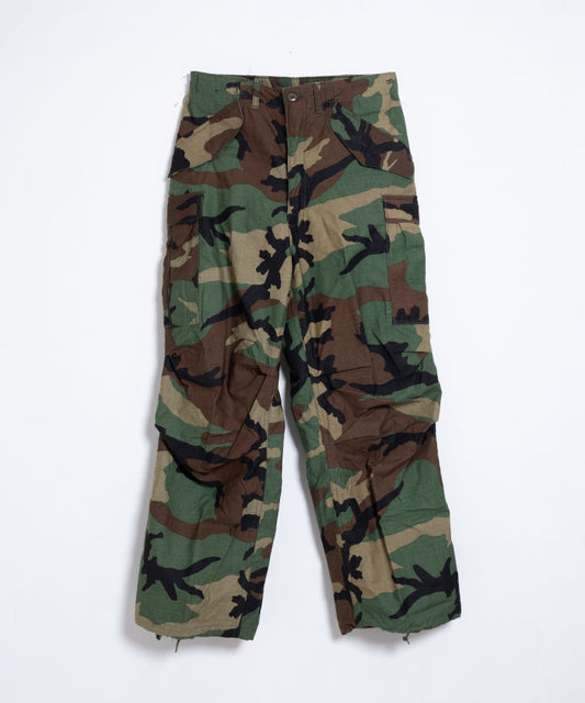 1980’s U.S ARMY M65 FIELD PANTS WOODLAND CAMO DEAD STOCK / アメリカ軍 M65フィールドパンツ カモフラージュ デッドストック アメリカ製 軍モノ 古着 ビンテージ ヴィンテージ 通販 オンラインショップ