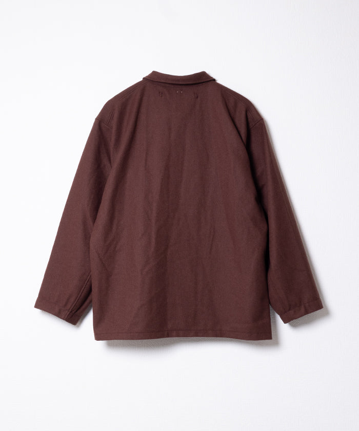 【OUTIL】VEATE VILLENEUVE - BROWN / ウティ イギリス ウール ダッフルコート ブラウン メンズ レディース 2025AW 2025秋冬 正規取扱店 神奈川 鎌倉 オンラインショップ 通販