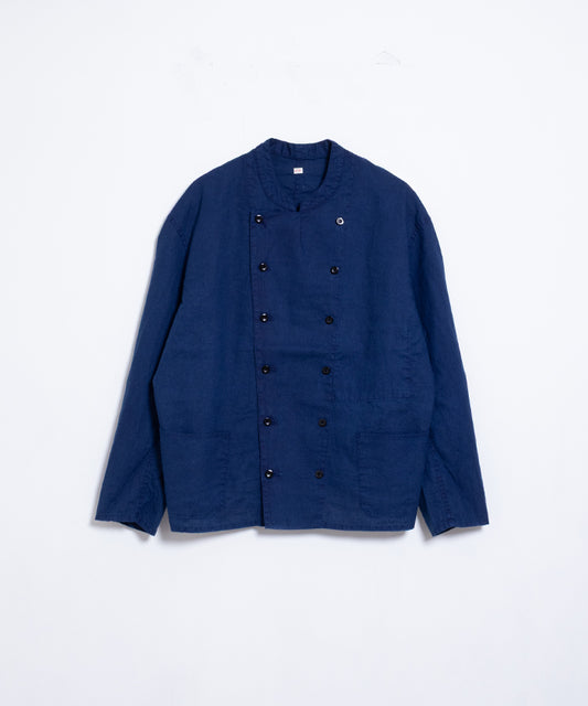 【OUTIL】VESTE CIZE ‐ INDIGO / ウティ コットン リネン ジャケット インディゴ 手染め 2025SS 2025春夏 正規取扱店 神奈川 鎌倉 オンラインショップ 通販