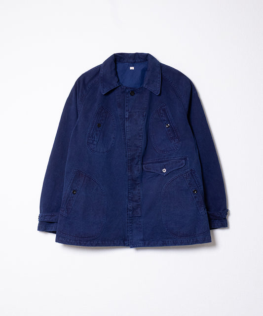 【OUTIL】VESTE GOULT - INDIGO / ウティ ハンティングジャケット インディゴ 2025aw 2025秋冬 正規取扱店 神奈川 鎌倉 オンラインショップ 通販