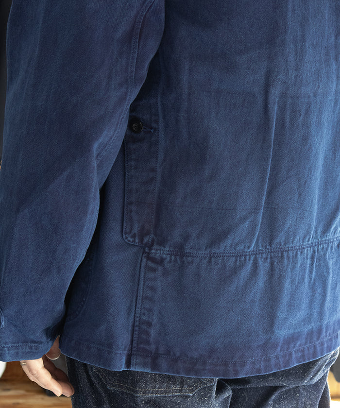 【OUTIL】VESTE GOULT - INDIGO / ウティ ハンティングジャケット インディゴ 2025aw 2025秋冬 正規取扱店 神奈川 鎌倉 オンラインショップ 通販