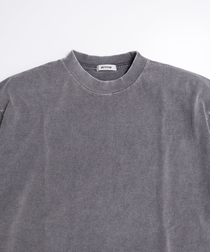 【INTÉRIM】VINTAGE FADE BLACK HYPER BIG T-SHIRT - POWDER / インテリム ヴィンテージ フェード ブラック ハイパービッグ Tシャツ 2026ss 2026春夏 正規取扱店 神奈川 鎌倉 ‐ アルザック鎌倉 オンラインショップ 通販