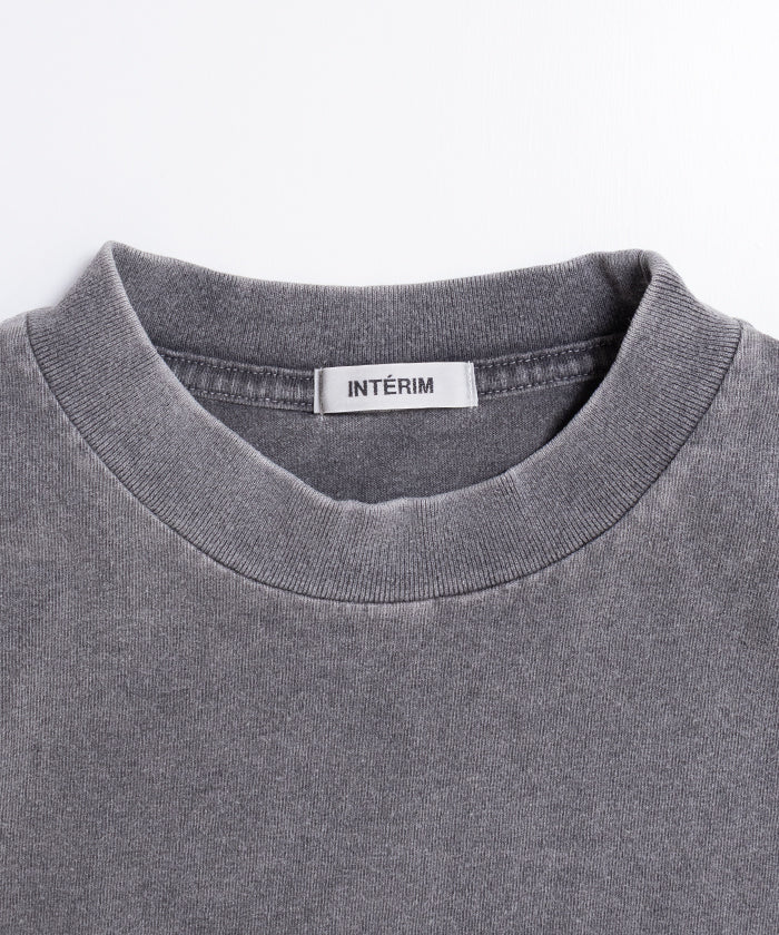 【INTÉRIM】VINTAGE FADE BLACK HYPER BIG T-SHIRT - POWDER / インテリム ヴィンテージ フェード ブラック ハイパービッグ Tシャツ 2026ss 2026春夏 正規取扱店 神奈川 鎌倉 ‐ アルザック鎌倉 オンラインショップ 通販