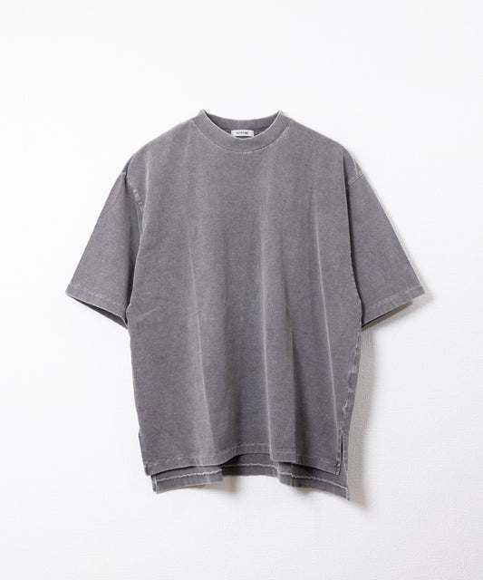 【INTÉRIM】VINTAGE FADE BLACK HYPER BIG T-SHIRT - POWDER / インテリム ヴィンテージ フェード ブラック ハイパービッグ Tシャツ 2026ss 2026春夏 正規取扱店 神奈川 鎌倉 ‐ アルザック鎌倉 オンラインショップ 通販