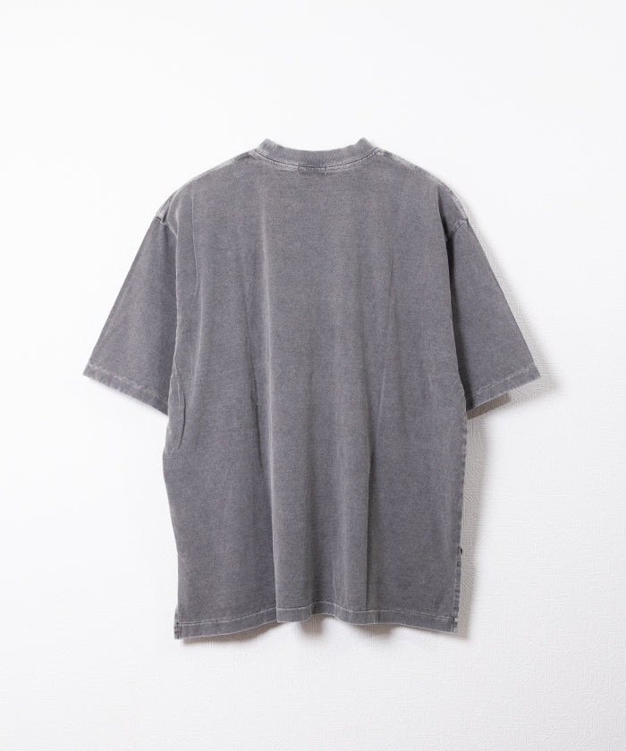 【INTÉRIM】VINTAGE FADE BLACK HYPER BIG T-SHIRT - POWDER / インテリム ヴィンテージ フェード ブラック ハイパービッグ Tシャツ 2026ss 2026春夏 正規取扱店 神奈川 鎌倉 ‐ アルザック鎌倉 オンラインショップ 通販