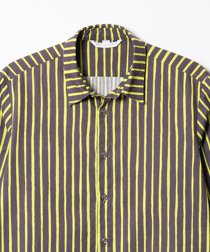 VINTAGE MARIMEKKO JOKAPOIKA SHIRT - BROWN