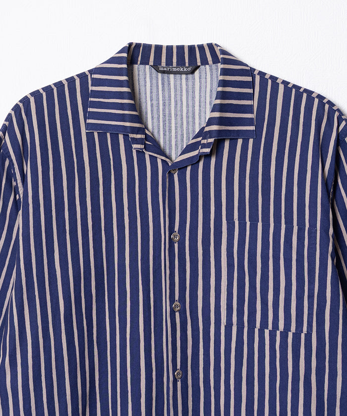 VINTAGE MARIMEKKO JOKAPOIKA SHIRT - NAVY