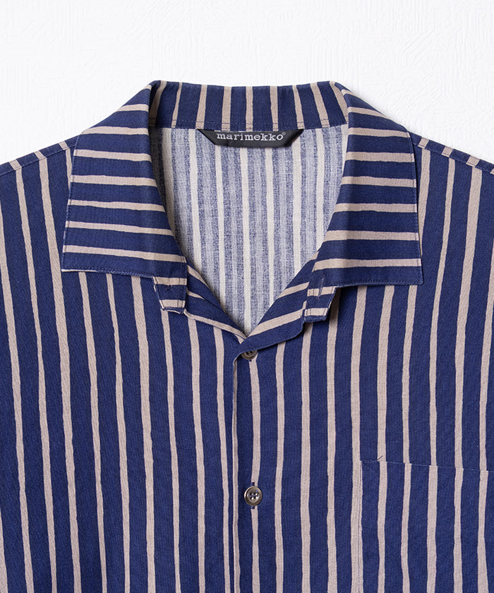 VINTAGE MARIMEKKO JOKAPOIKA SHIRT - NAVY